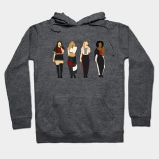 Little Mix Salute tour black, white and red outfit OT4 Hoodie